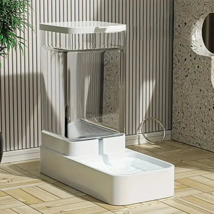 Automatic Pet Feeder & Water Dispenser – 2 in 1 Food Bowl